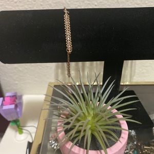 Dainty braided bracelet